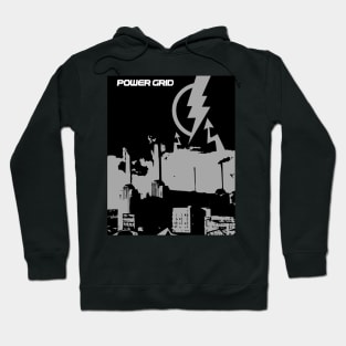 Power Grid - Board Games Design - Movie Poster Style - Board Game Art Hoodie